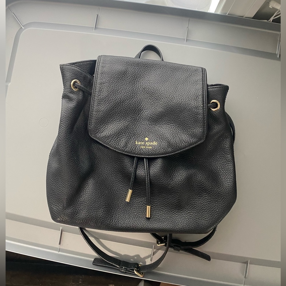 Kate Spade Black Backpack